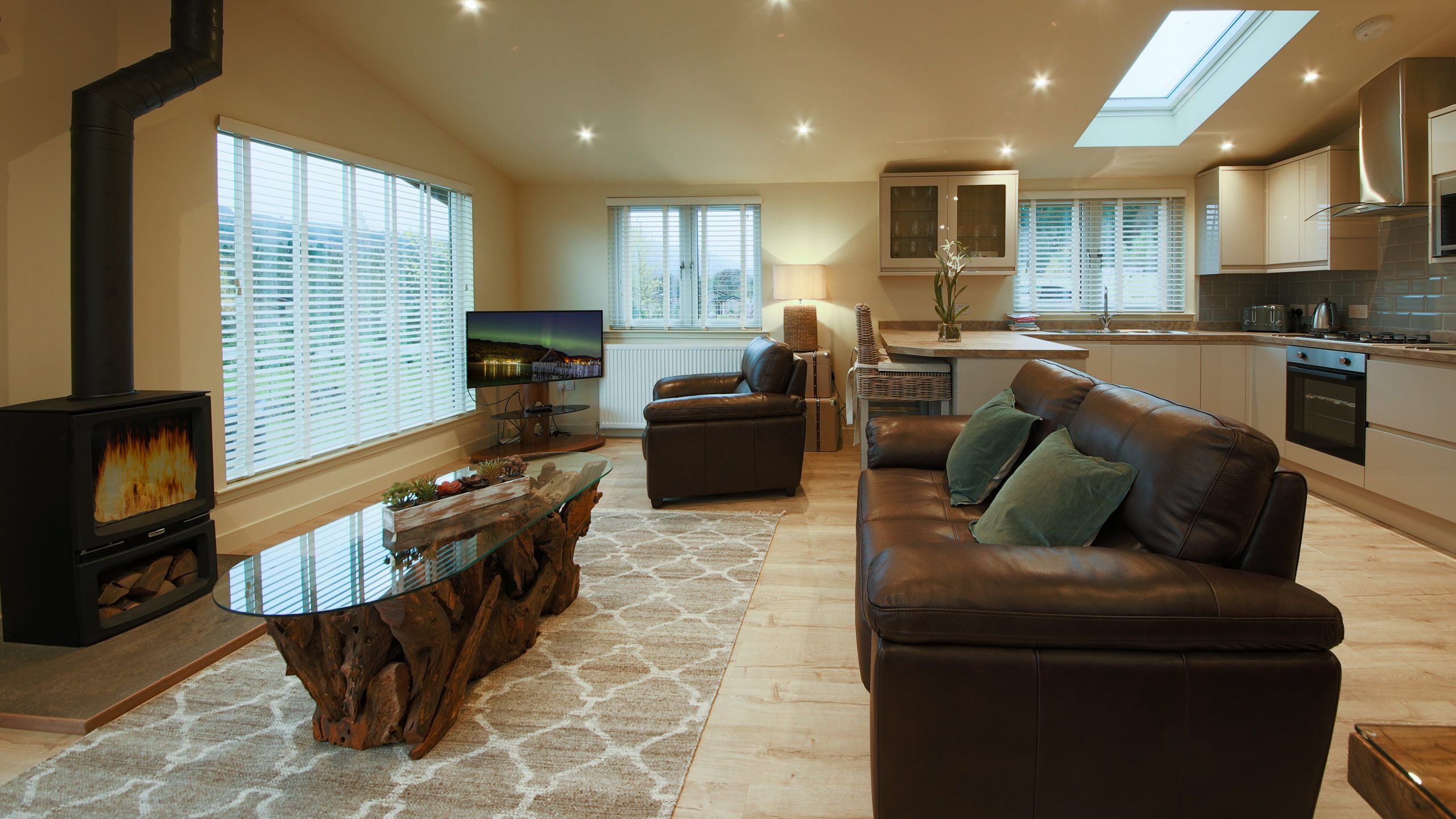 Living room and TV