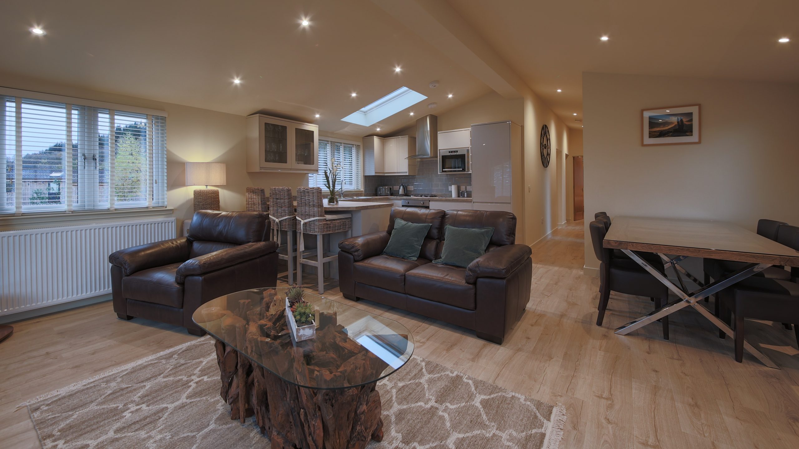 Living room and table